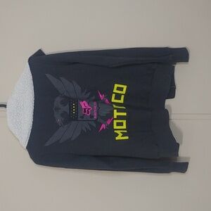 Fox Motorcross Women's Sherpa Lined Gray Jacket Size Medium